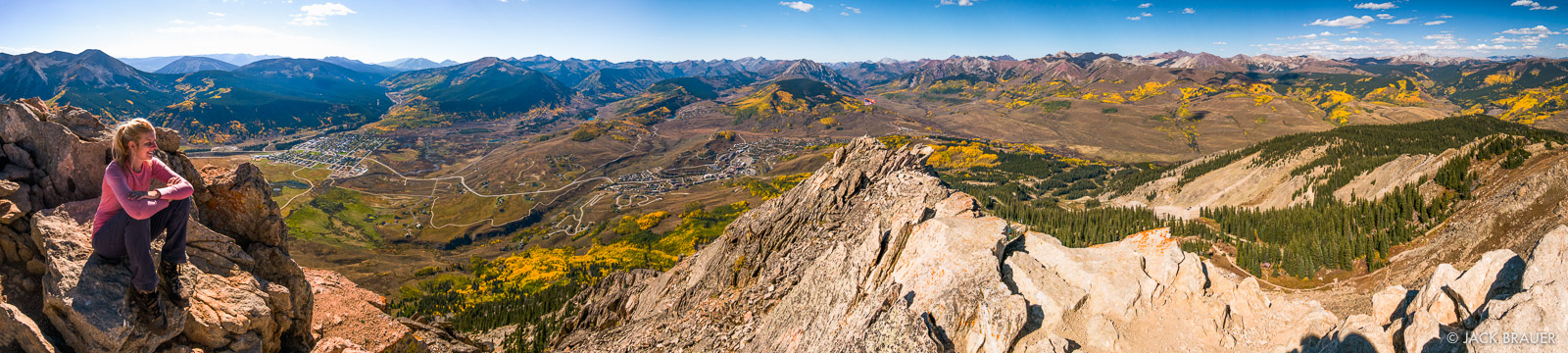 Mt Crested Butte Summit Pano