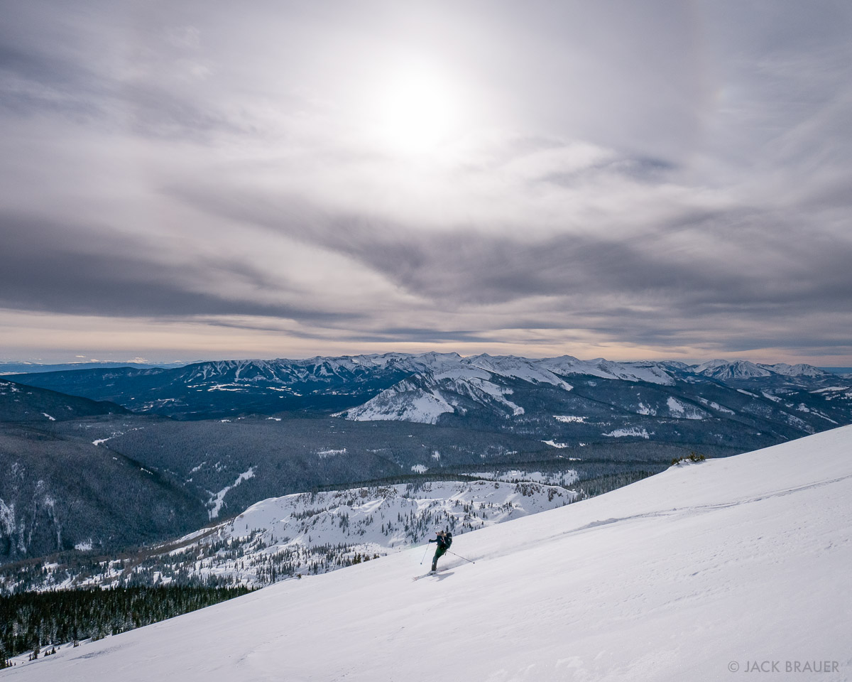 Skiing Red Lady, Crested Butte, Colorado